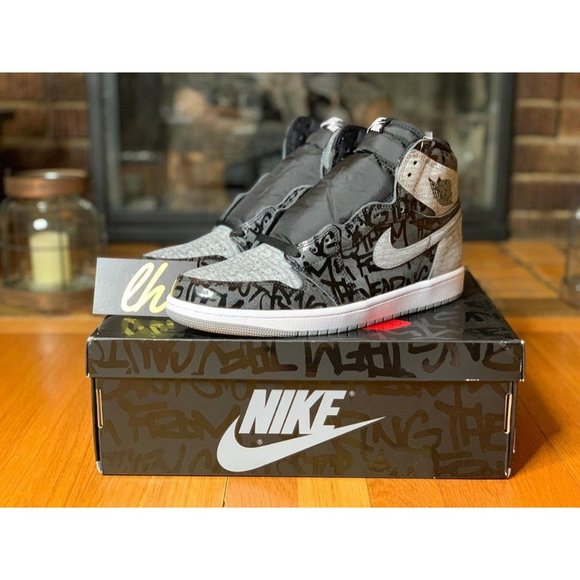 Sz 10 Air Jordan 1 Retro High "Rebellionaire" - Picture 2 of 6